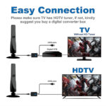 HDTV Vertical Suction Cup Ground Wave Digital TV Antenna High-definition DVB-T2 - Image 3