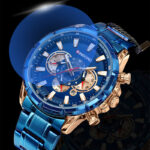 Tactical Motorcycle Waterproof Luminous Watch Timing Multi-Pointer - Image 3