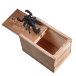 Prank Spider Wooden Scare Box Trick Play Joke Lifelike Surprise April Fools' Day Funny Novelty Toys Gags Practical Gifts - Image 8