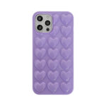 Peach Heart Phone Case Silicone Lanyard Protective Cover - Image 5