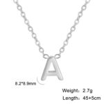 26 English Letter Steel Color Concentrate Polished Welding Cross Chain - Image 3