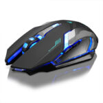 Mouse Wireless Rechargeable Notebook Desktop Home Office Universal Game Mute Luminous - Image 2