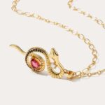 Fashion Jewelry Copper-plated Real Gold Necklace Fashion Design Star And Moon Rhinestone Alloy Necklace - Image 10