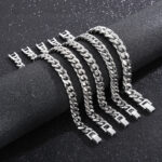Cuban Link Chain Trimming Chain Jewelry Buckle Titanium Steel Bracelet - Image 2