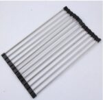 Folding Kitchen Drain Sink Rack Stainless Steel - Image 4