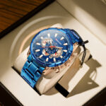 Tactical Motorcycle Waterproof Luminous Watch Timing Multi-Pointer - Image 2