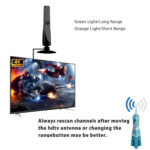 HDTV Vertical Suction Cup Ground Wave Digital TV Antenna High-definition DVB-T2 - Image 5