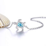 Hawaii Ocean Turtle Anklet Opal Anklet - Image 4