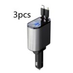 Metal Car Charger 100W Super Fast Charging Car Cigarette Lighter USB And TYPE-C Adapter - Image 10