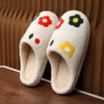 Lady's Flower Slippers Indoor Soft Bottom Cotton Slippers - Image 8