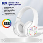 Bluetooth Headphone Head-mounted Wireless Bass E-sports Games Music Headset - Image 3