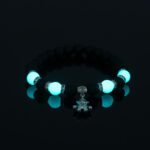 Glass Bead Luminous Bear Bracelet - Image 2