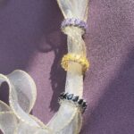 Water Drop Obsidian Plated 18K Ring - Image 2