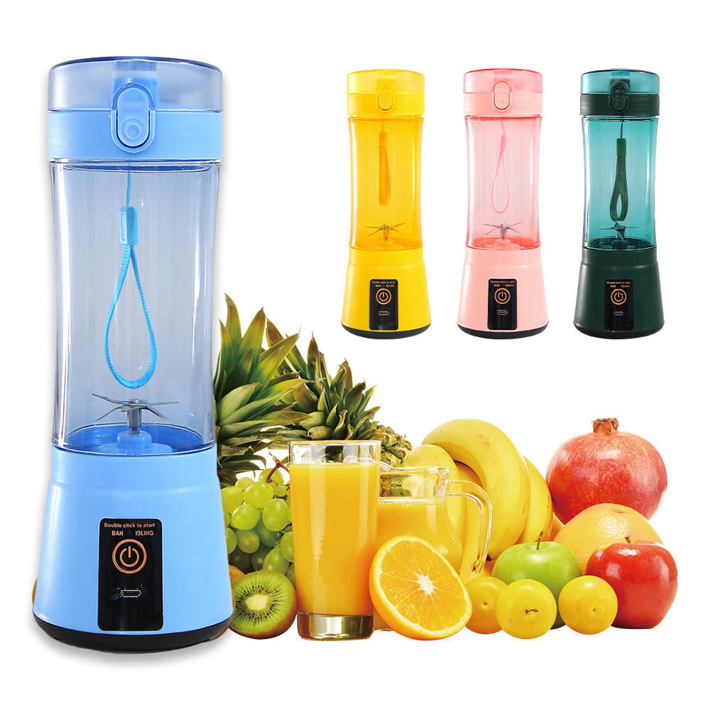 8c852c86-0145-440d-97f8-dacc09a6654c.jpg Portable Electric Fruit Juicer Wireless USB Rechargeable Mini Mixer Multifunction Summer Smoothie Blender Machine Kitchen Supplies - Image 1