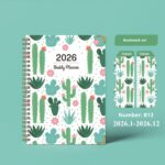 2026 English Notepad A5 Coil Diary Notebook - Image 7
