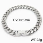 Cuban Link Chain Trimming Chain Jewelry Buckle Titanium Steel Bracelet - Image 7