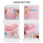 Mini Portable Hanging Neck Humidification And Hydration USB Spray Small Fan - Image 7