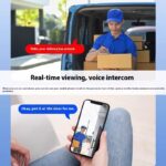 Battery Surveillance Camera Wireless Wifi Connection Mobile Phone Remote Plug-in Punch-free - Image 3