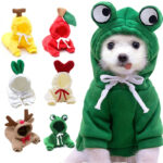 Cute Fruit Dog Clothes For Small Dogs Hoodies Winter Warm Fleece Pet Clothing Puppy Cat Costume Coat For French Chihuahua Outfit - Image 2