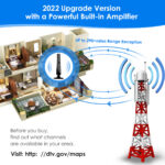 HDTV Vertical Suction Cup Ground Wave Digital TV Antenna High-definition DVB-T2 - Image 4