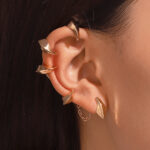 Punk Devil-clawed Earrings Ins Gothic Style Alloy Ear Clip And Ear Hook Jewelry - Image 2