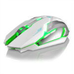 Mouse Wireless Rechargeable Notebook Desktop Home Office Universal Game Mute Luminous - Image 5