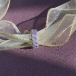 Water Drop Obsidian Plated 18K Ring - Image 4