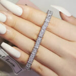 Simple Square Zircon Bracelet Personality - Image 4