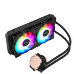CPU Radiator Mute Colorful RGB Lamp Effect E-sports Games Fan - Image 2