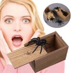 Prank Spider Wooden Scare Box Trick Play Joke Lifelike Surprise April Fools' Day Funny Novelty Toys Gags Practical Gifts - Image 10