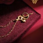 Fashion Jewelry Copper-plated Real Gold Necklace Fashion Design Star And Moon Rhinestone Alloy Necklace - Image 4