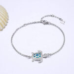 Hawaii Ocean Turtle Anklet Opal Anklet - Image 2