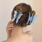 Hollow Butterfly Acetate Hairpin - Image 7