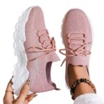 Women's Casual Stylish And Lightweight Soft Bottom Sports Shoes - Image 5
