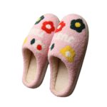 Lady's Flower Slippers Indoor Soft Bottom Cotton Slippers - Image 5