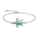 Hawaii Ocean Turtle Anklet Opal Anklet - Image 7