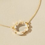 Fashion 18K Gold Plated Color Retaining Color Birthstones Pendant Necklace - Image 7