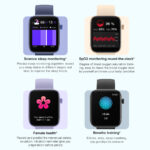 Sports Heart Rate Meter Step IP67 Waterproof Full Screen Smart Watch - Image 6