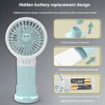 Handheld Portable Battery Little Fan - Image 4