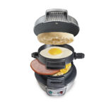 110V Hamburger Maker Sandwich Machine Fried Egg Toaster - Image 5