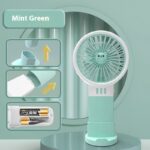 Handheld Portable Battery Little Fan - Image 9
