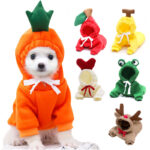 Cute Fruit Dog Clothes For Small Dogs Hoodies Winter Warm Fleece Pet Clothing Puppy Cat Costume Coat For French Chihuahua Outfit - Image 3