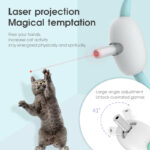 Automatic Cat Toy Smart Laser Teasing Cat Collar Electric USB Charging Kitten Amusing Toys Interactive Training Pet Items - Image 4