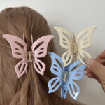 Hollow Butterfly Acetate Hairpin