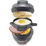Household Breakfast Machine Hamburg Sandwich Maker With Egg Cooker Ring Machine Bread Sandwich Machine Waffle Machine - Image 3