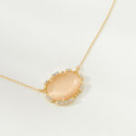 Fashion 18K Gold Plated Color Retaining Color Birthstones Pendant Necklace - Image 10