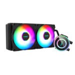 CPU Radiator Mute Colorful RGB Lamp Effect E-sports Games Fan - Image 3