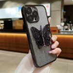 Hollow Butterfly Phone Case Gradient Transparent Plating Protective Cover - Image 10