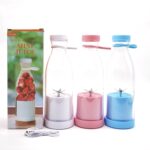 Electric USB Wine Bottle Juicer Cup 6-leaf Cutter Head Household - Image 2