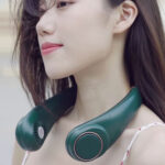 New Leaf Less Neck Hanging Fan Outdoor Portable Silent USB Charging